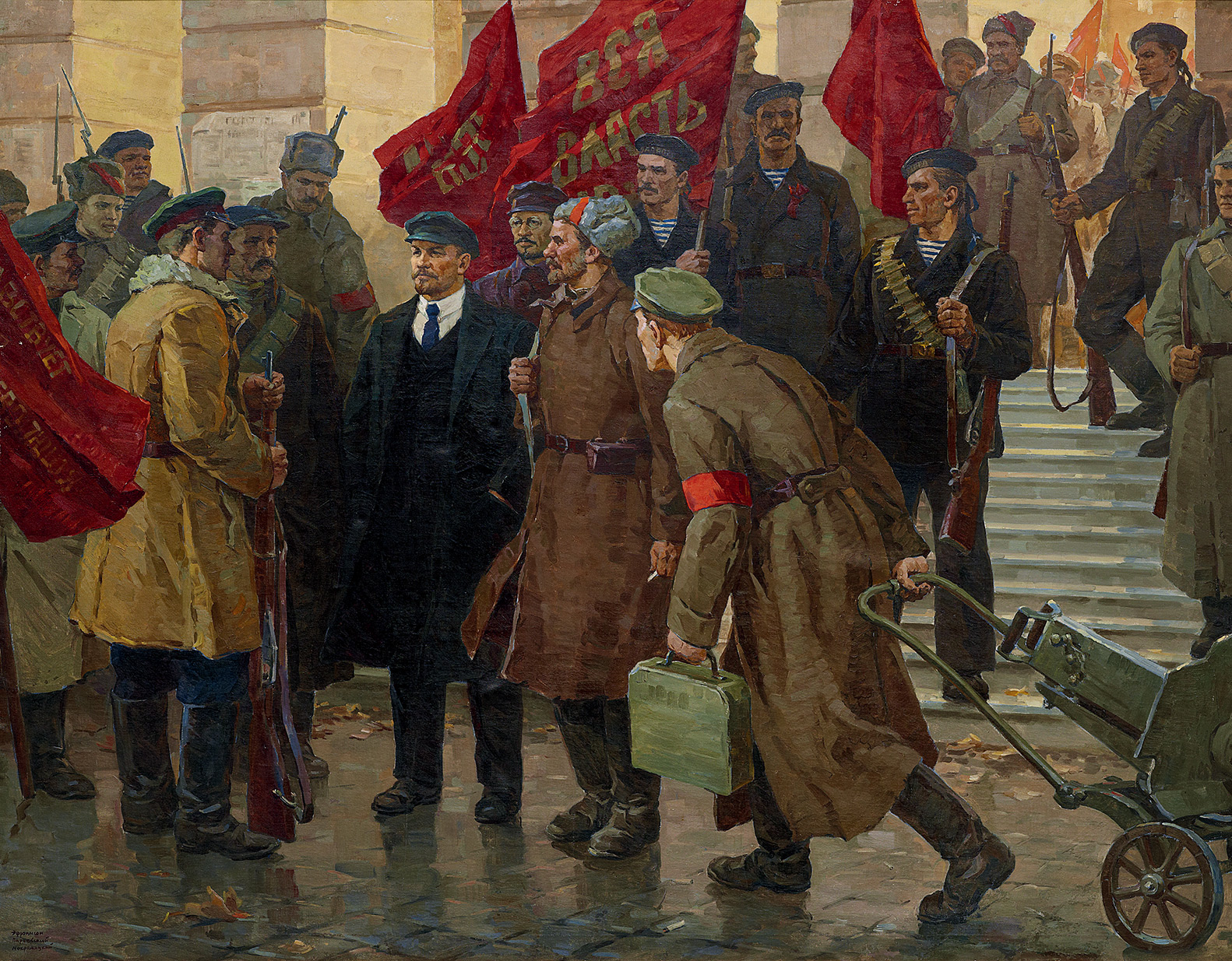 俄罗斯丨开始革命了 欧洲其他国家油画 邯郸韩玉臣美术馆